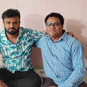 With Rakesh Barot Actor and Singer